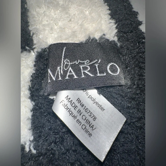 Love Marlo Women’s Checkerboard Scarf Oversized - Picture 2 of 3